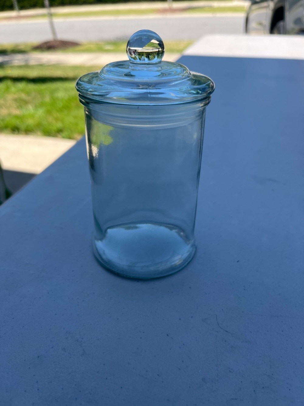 Clear Glass Jar w/ Lid